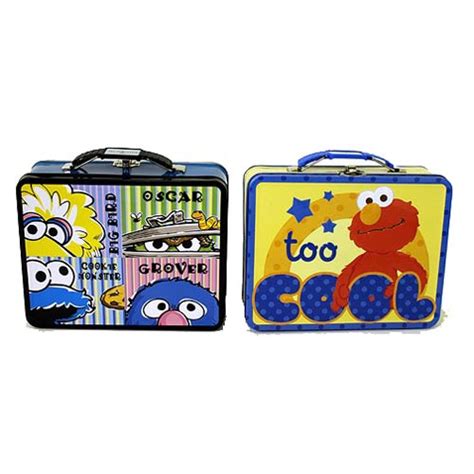 elmo world embossed metal lunch box|Sesame Street Elmo Embossed Metal Lunch Box .